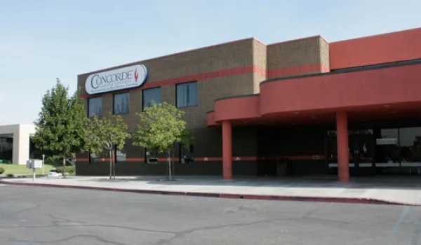 Front of San Bernardino campus building.