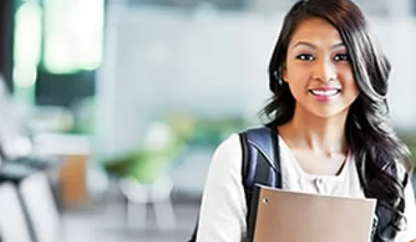 A concorde student on the way to class.