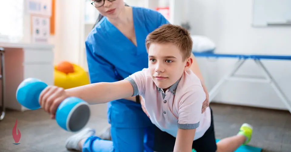 How To Become An Occupational Therapy Assistant Concorde Career Colleges   Occuapational Therapy Assistant Working With Boy .webp